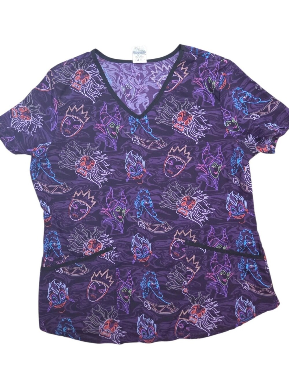 Disney Villains Scrub Top